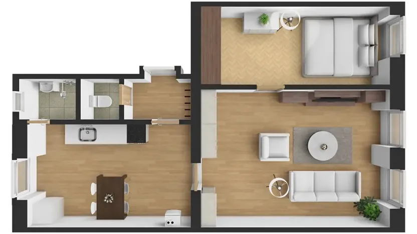 Prodej bytu 2+1, Olomouc, Českobratrská, 58 m2