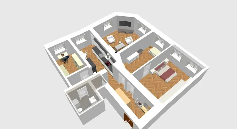 Prodej bytu 4+1, Brno, Husovická, 106 m2