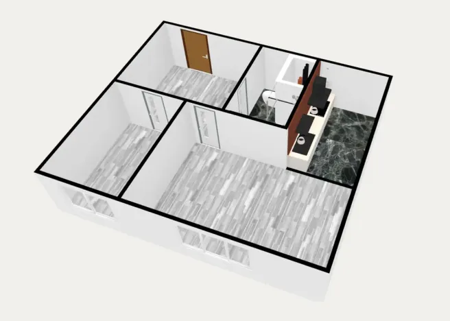 Prodej bytu 2+kk, Ústí nad Labem - Krásné Březno, Dvojdomí, 47 m2