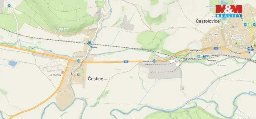 Pronájem skladu, Čestice, 888 m2