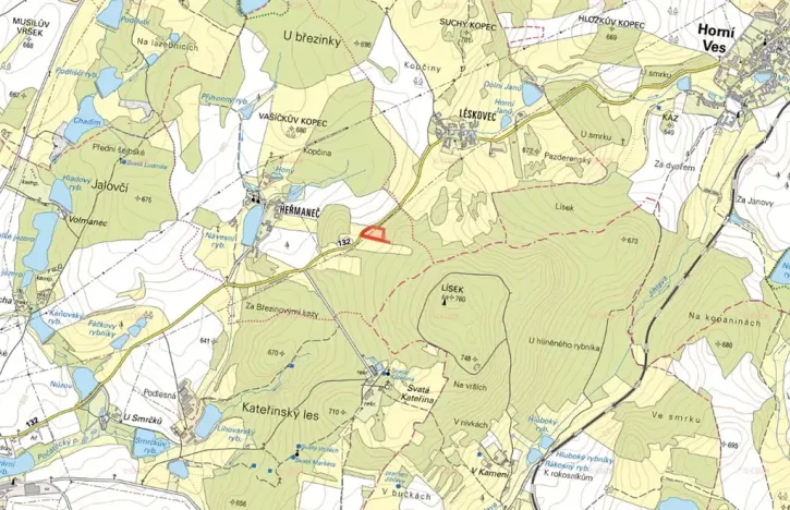 Prodej pole, Počátky, 9483 m2