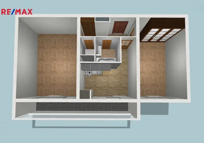 Pronájem bytu 2+1, Ostrava - Poruba, Zdeňka Štěpánka, 46 m2