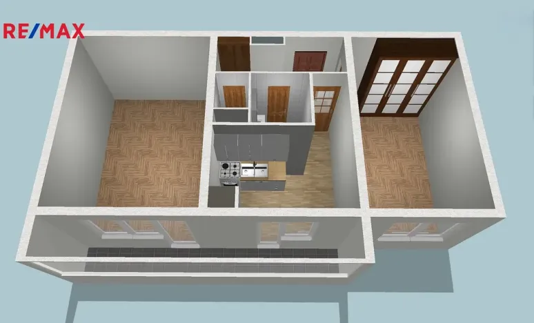 Pronájem bytu 2+1, Ostrava - Poruba, Zdeňka Štěpánka, 46 m2