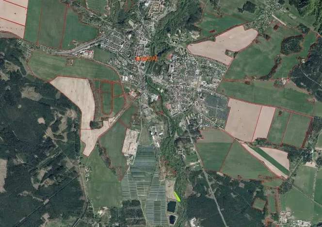 Prodej pole, Mimoň, 1524 m2