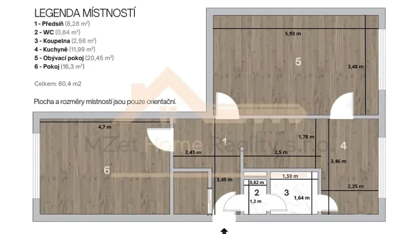 Prodej bytu 2+1, Praha - Hostivař, Gercenova, 60 m2