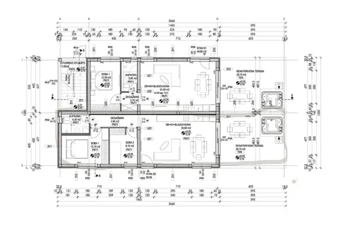 Prodej bytu 2+kk, Vrsi, Chorvatsko, Put Konobina, 65 m2