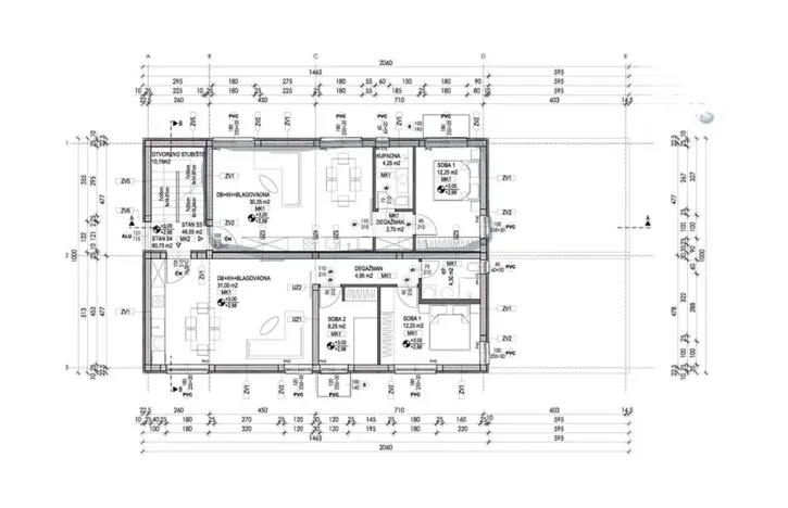 Prodej bytu 2+kk, Vrsi, Chorvatsko, Put Konobina, 65 m2