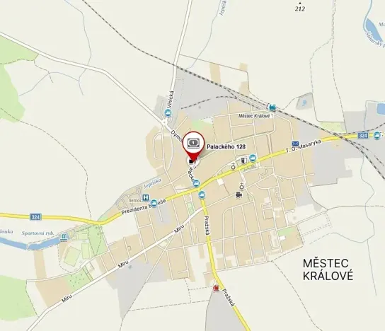 Prodej výrobních prostor, Městec Králové, Palackého, 1826 m2