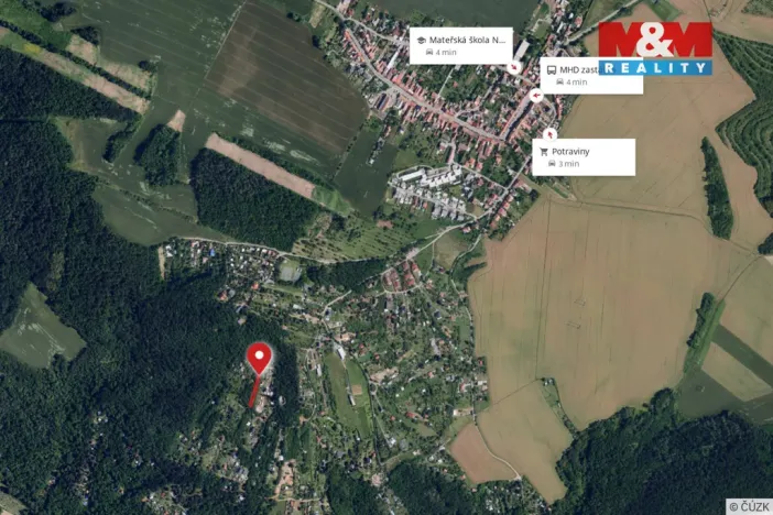 Prodej zahrady, Nebovidy, 788 m2