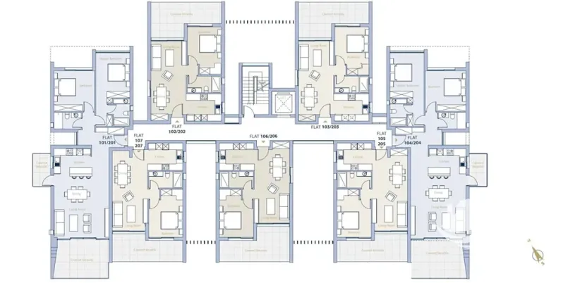 Prodej bytu 3+kk, Pafos, Kypr, 104 m2