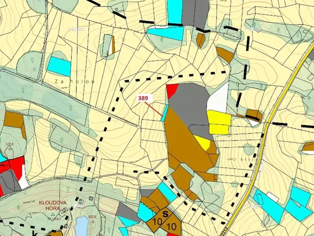 Dražba lesa, Zavlekov, 332 m2