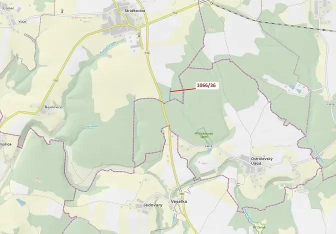 Dražba lesa, Stehlovice, 1983 m2