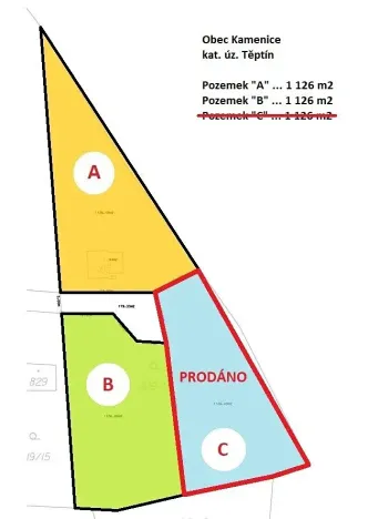 Prodej pozemku pro bydlení, Kamenice, K Dubu, 1126 m2