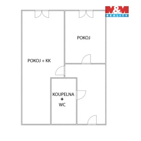 Prodej bytu 2+kk, Praha - Letňany, Ostravská, 43 m2