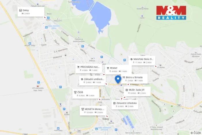 Prodej bytu 2+1, Doksy, Sokolská, 54 m2