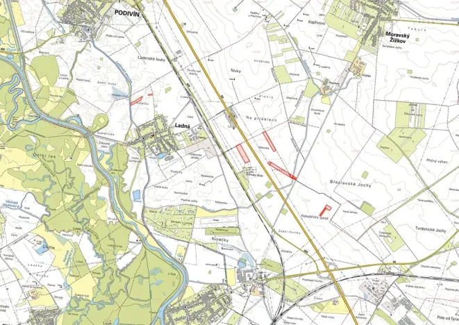 Prodej podílu pole, Břeclav, 62435 m2