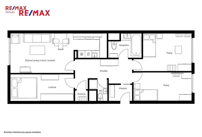 Prodej bytu 4+kk, Praha - Chodov, Petýrkova, 86 m2