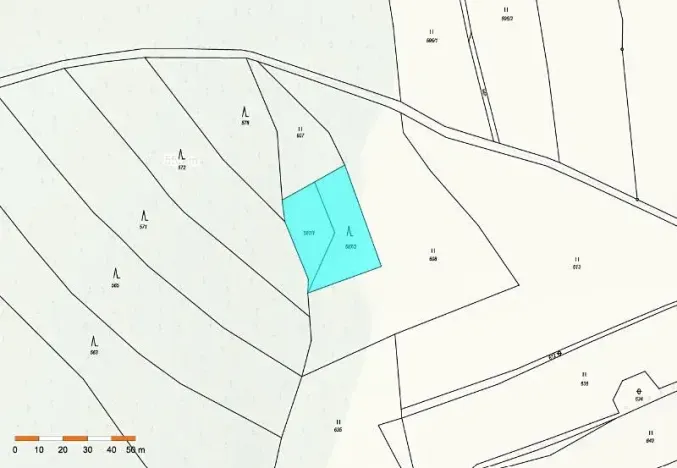 Prodej lesa, Vyskytná nad Jihlavou, 1283 m2