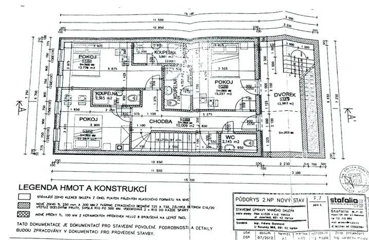 Pronájem ubytování, Valtice, Josefská, 251 m2
