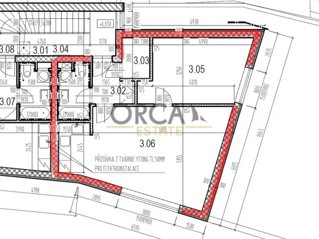 Pronájem bytu 2+kk, Kyjov, Kollárova, 58 m2