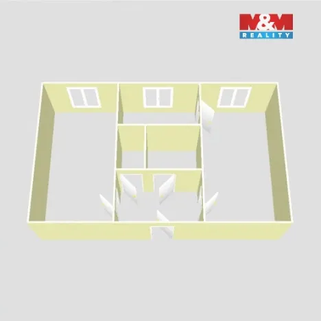 Prodej bytu 2+1, Most, Jaroslava Vrchlického, 52 m2