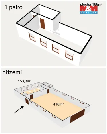 Pronájem výrobních prostor, Rychnov nad Kněžnou - Dlouhá Ves, 450 m2
