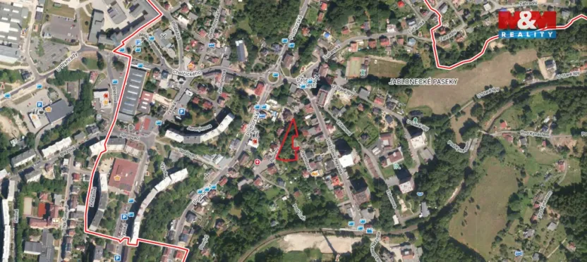 Prodej pozemku pro bydlení, Jablonec nad Nisou - Jablonecké Paseky, 1052 m2