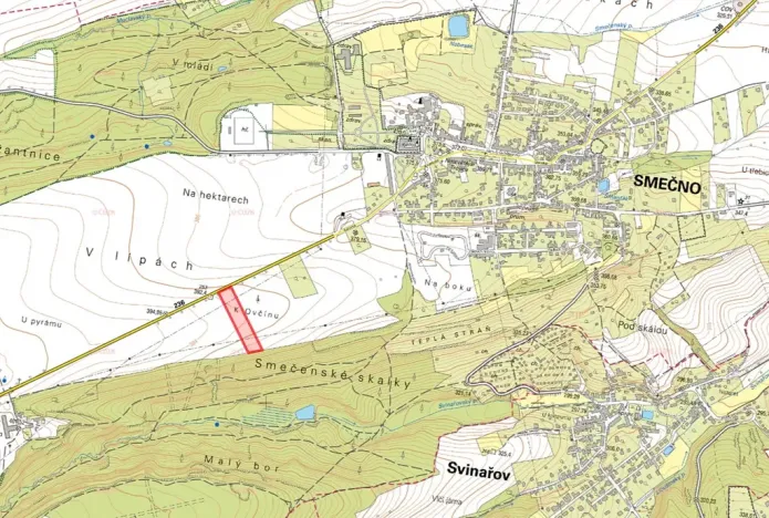 Prodej pole, Smečno, 7361 m2