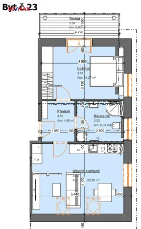 Prodej bytu 2+kk, Vrbno pod Pradědem, Žižkova, 49 m2