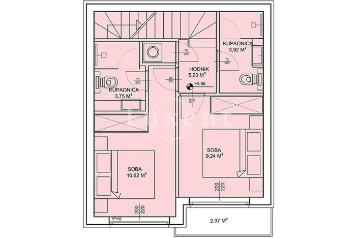 Prodej bytu 3+kk, Sveti Petar na Moru, Chorvatsko, 79 m2