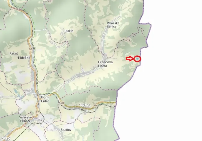 Prodej podílu lesa, Francova Lhota, 1929 m2