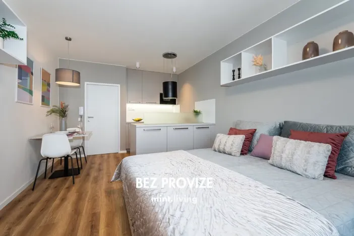 Pronájem bytu 1+kk, Brno - Bohunice, Studentská, 34 m2