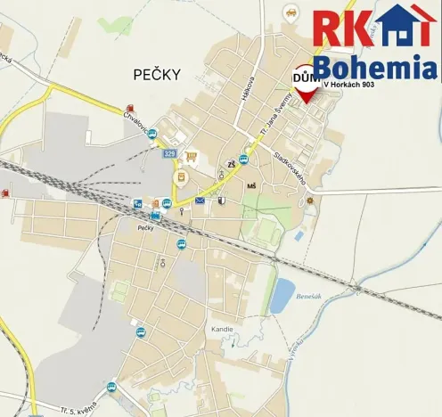 Prodej bytu 3+1, Pečky, V Horkách, 63 m2