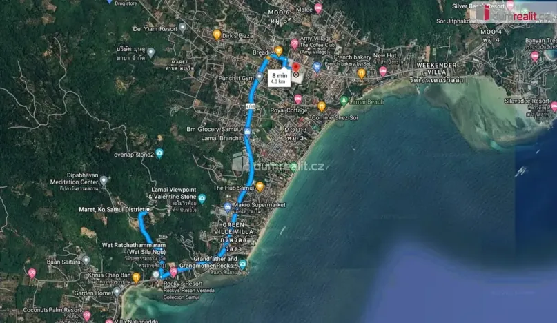 Prodej bytu 1+kk, Ko Samui, Thajsko, 35 m2