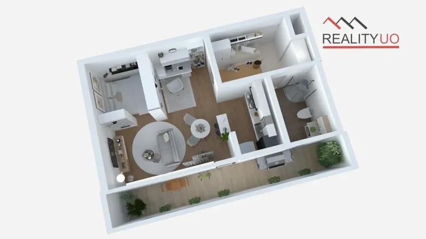 Prodej bytu 1+kk, Praha - Zličín, Sazovická, 37 m2