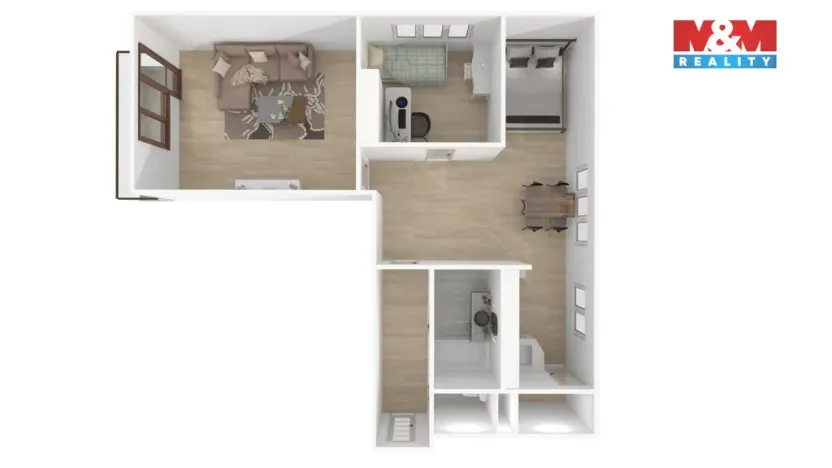 Prodej bytu 3+1, Dlouhá Ves, 74 m2