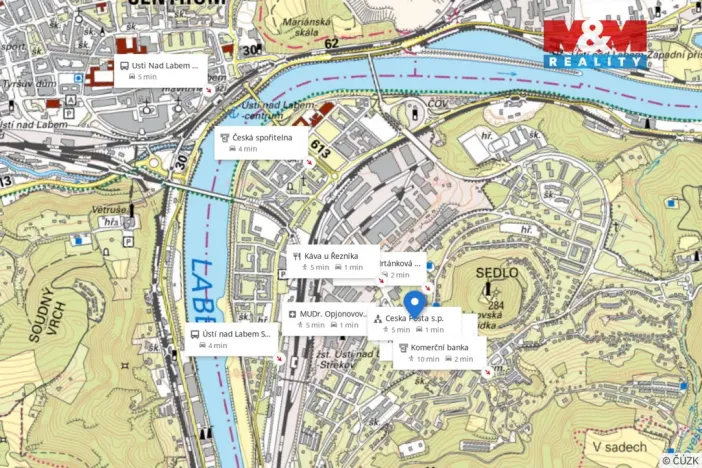 Pronájem bytu 1+1, Ústí nad Labem - Střekov, Žukovova, 35 m2