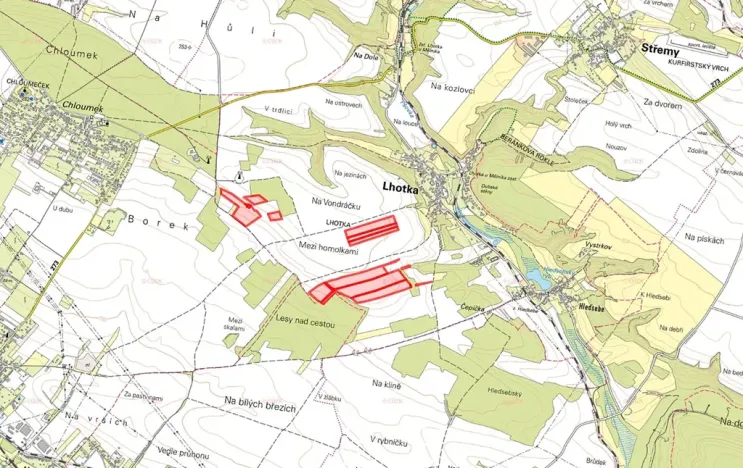 Prodej pole, Lhotka, 261982 m2