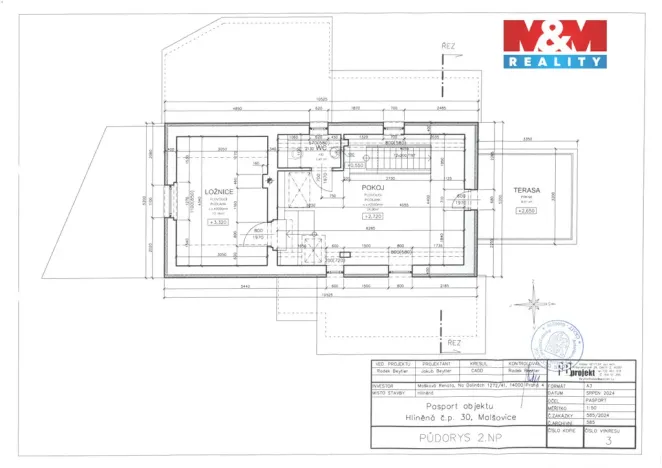 Prodej rodinného domu, Malšovice - Hliněná, 104 m2