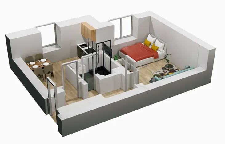 Prodej bytu 1+1, Praha - Vršovice, Košická, 37 m2