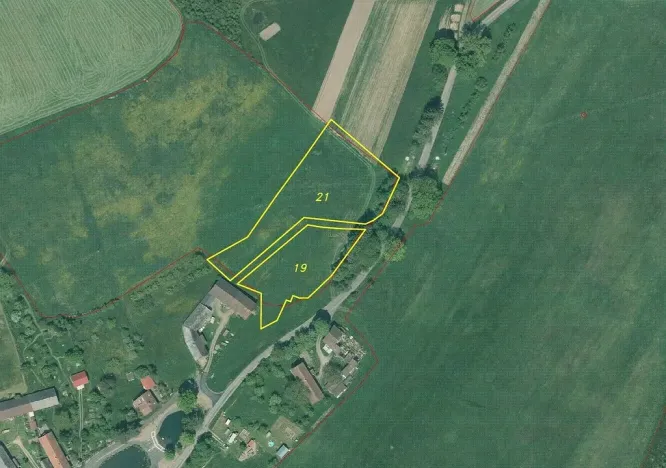 Prodej pozemku, Bělá nad Radbuzou - Čečín, 6857 m2