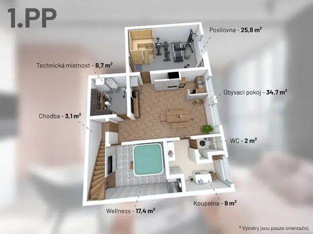 Prodej rodinného domu, Doksy, Severní, 342 m2