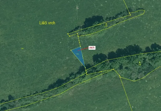 Dražba pole, Lhenice, 190 m2