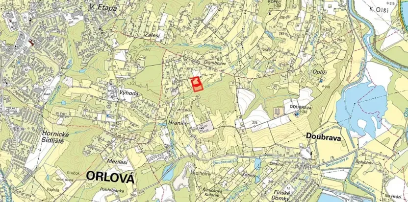 Prodej podílu pozemku pro bydlení, Doubrava, 12199 m2