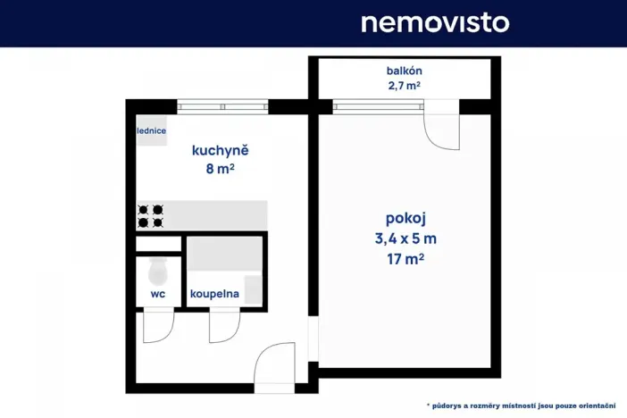 Pronájem bytu 1+1, Ostrava, Bohumínská, 35 m2