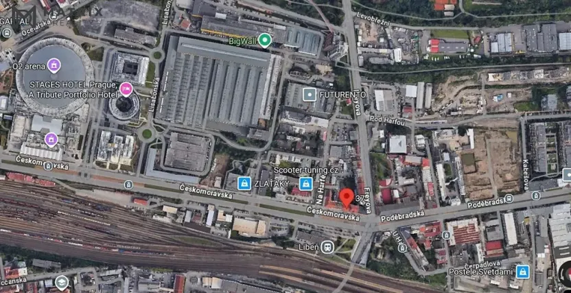 Pronájem kanceláře, Praha - Vysočany, Českomoravská, 73 m2