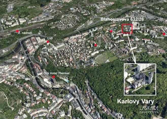 Prodej bytu 2+1, Karlovy Vary - Drahovice, Blahoslavova, 91 m2