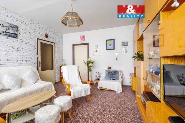 Prodej bytu 3+1, Cvikov - Cvikov II, Sídliště, 67 m2