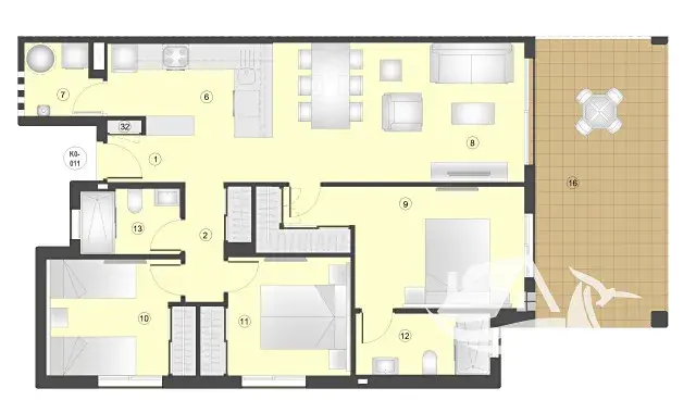 Prodej bytu 4+kk, Pulpí, Španělsko, Calle Mar de Barents, 98 m2