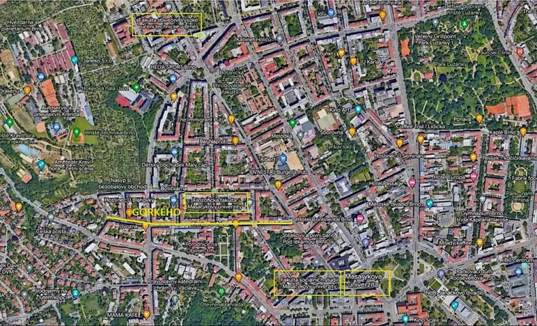 Pronájem bytu 2+1, Brno, Gorkého, 45 m2